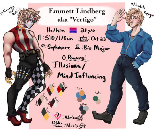 [OC] Character Sheet